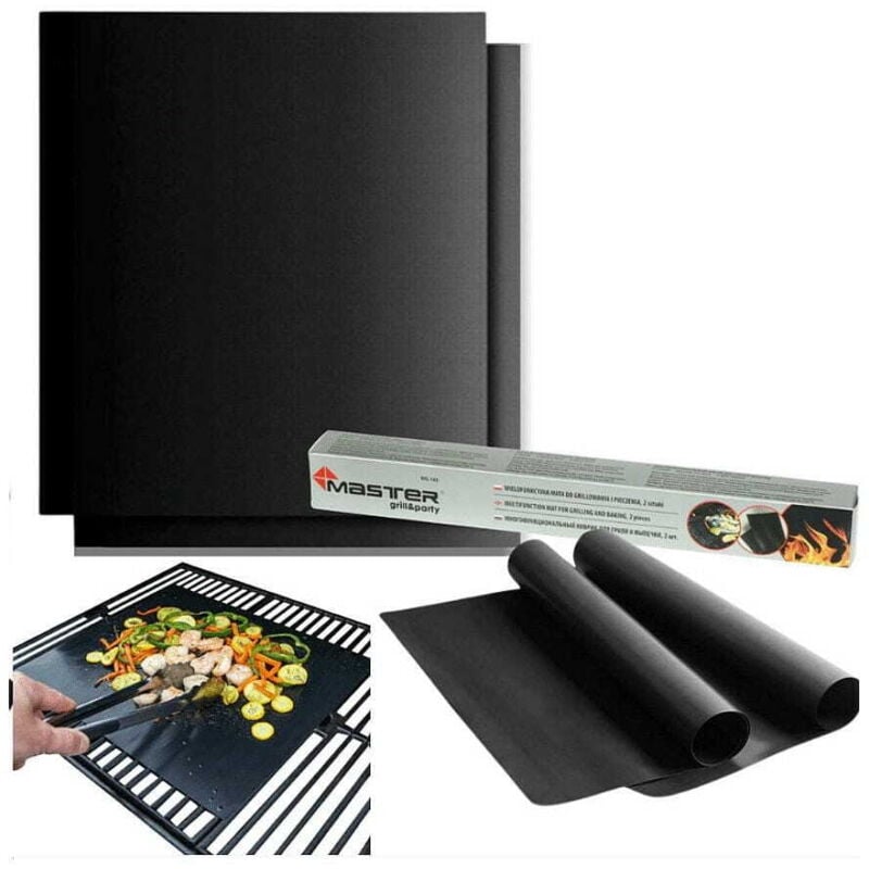 foto del prodotto master grill tappetino per cottura e grigliatura 33x40cm 2 pz.