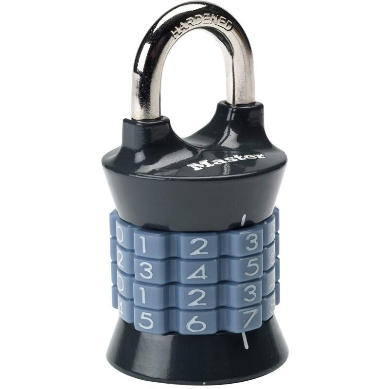 foto del prodotto master lock 1535eurdcol lucchetto con combinazione, colore casuale, 7,4 x 3,7 x 3,7 cm