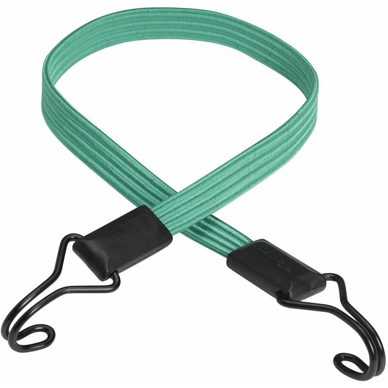 foto del prodotto master lock 3225eurdat cinghia elastica con ganci cavo gancio invertito adatto per giardinaggio, trasporto, trasloco, campeggio, verde, 80 cm