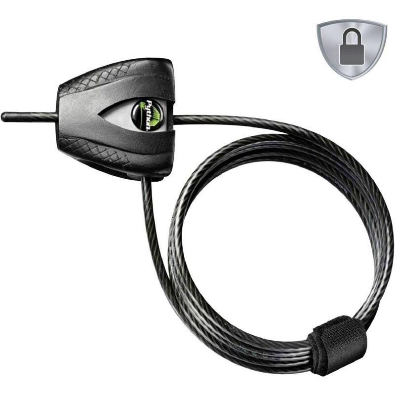 foto del prodotto master lock 8417eurdpro lucchetto a cavo nero lucchetto a chiave