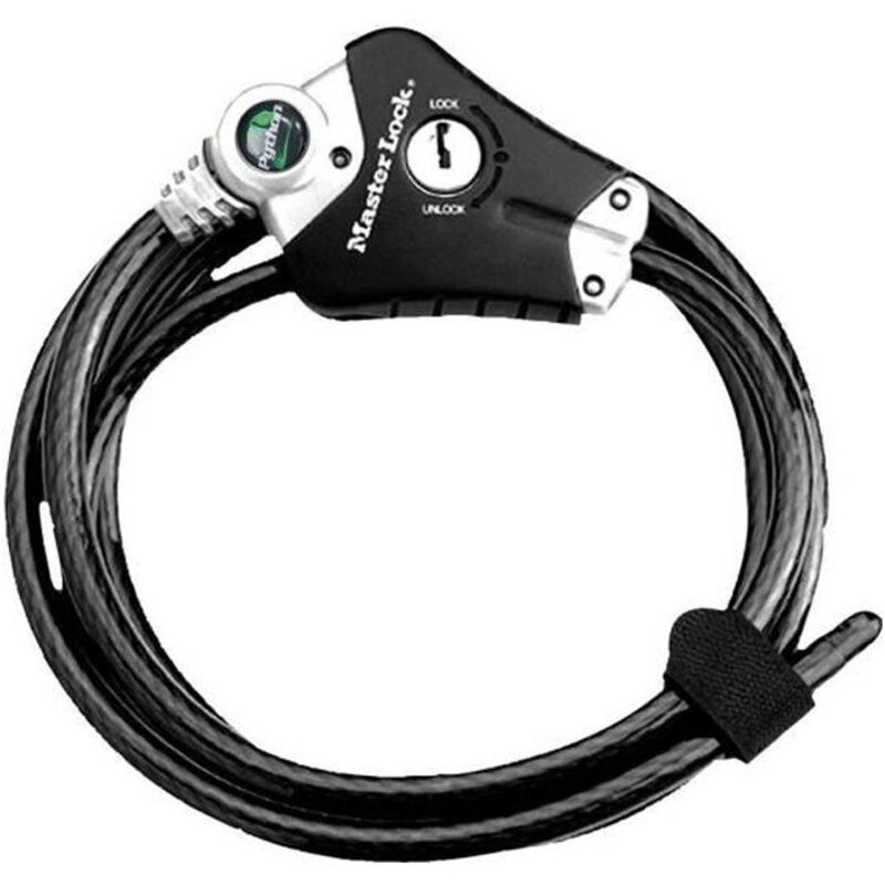 foto del prodotto master lock cavo antifurto brevettato regolabile da 30 cm a 1,8 m