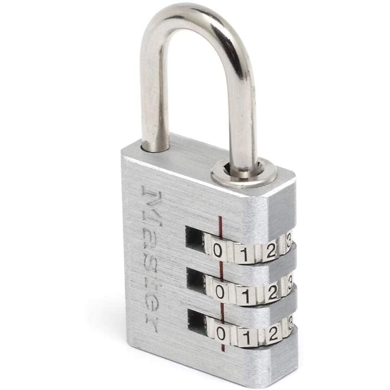 foto del prodotto master lock lucchetto combinazione alluminio argentato mm 30