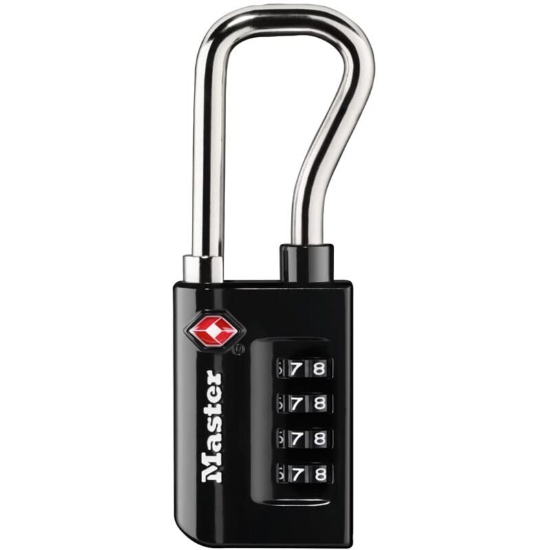 foto del prodotto master lock lucchetto con combinazione personalizzabile tsa accettato lucchetto per bagagli, larghezza 1 5 16 pollici, 4696d