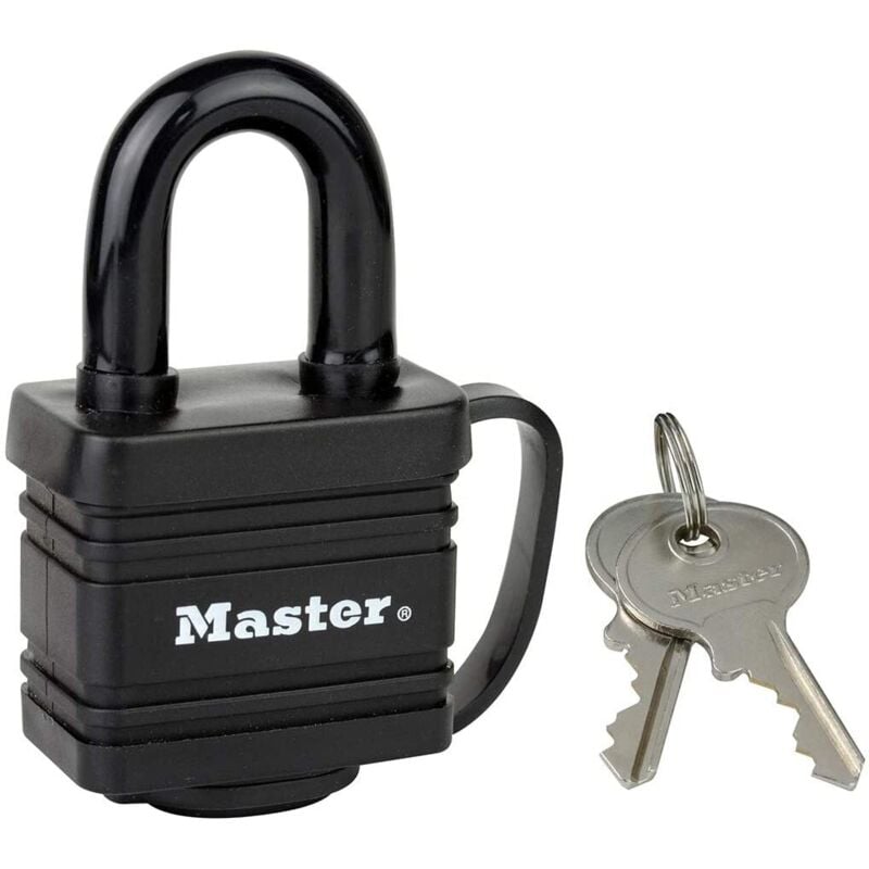 foto del prodotto master lock lucchetto impermeabile nero mm 40