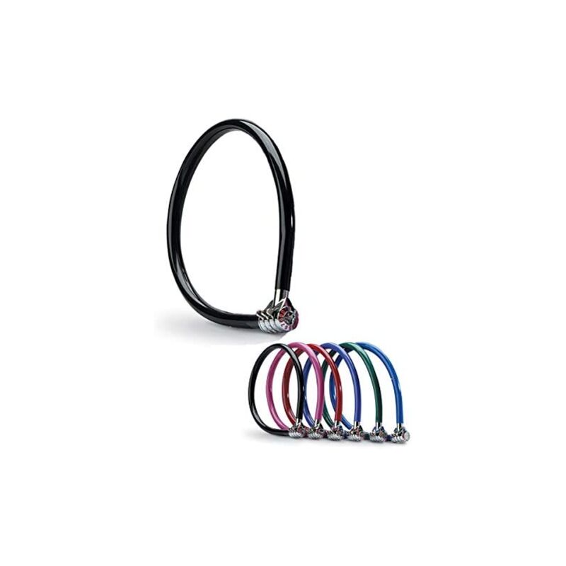 foto del prodotto master lock lucchetto per bicicletta 55 cm cavo combinazione combinazione outdoor colore casuale 8631 ideale per bicicletta,