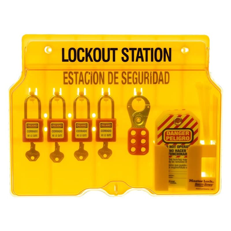 foto del prodotto master lock ml1482 stazione di blocco, 4 lock