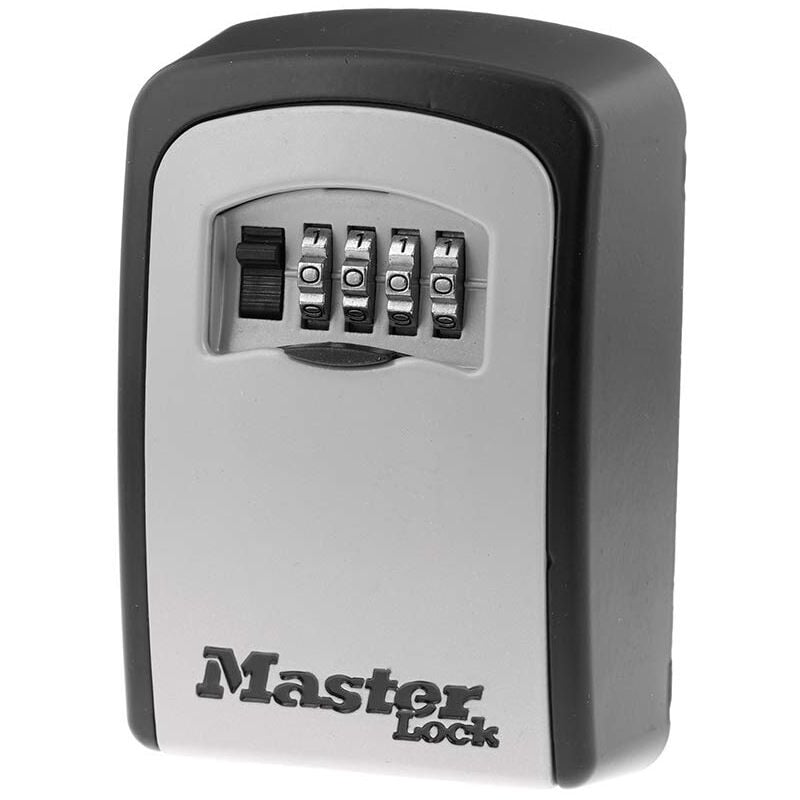 foto del prodotto master lock scatola di blocco a parete, scatola di blocco a parete esterna per chiavi di casa, cassaforte chiave con serratura a combinazione,