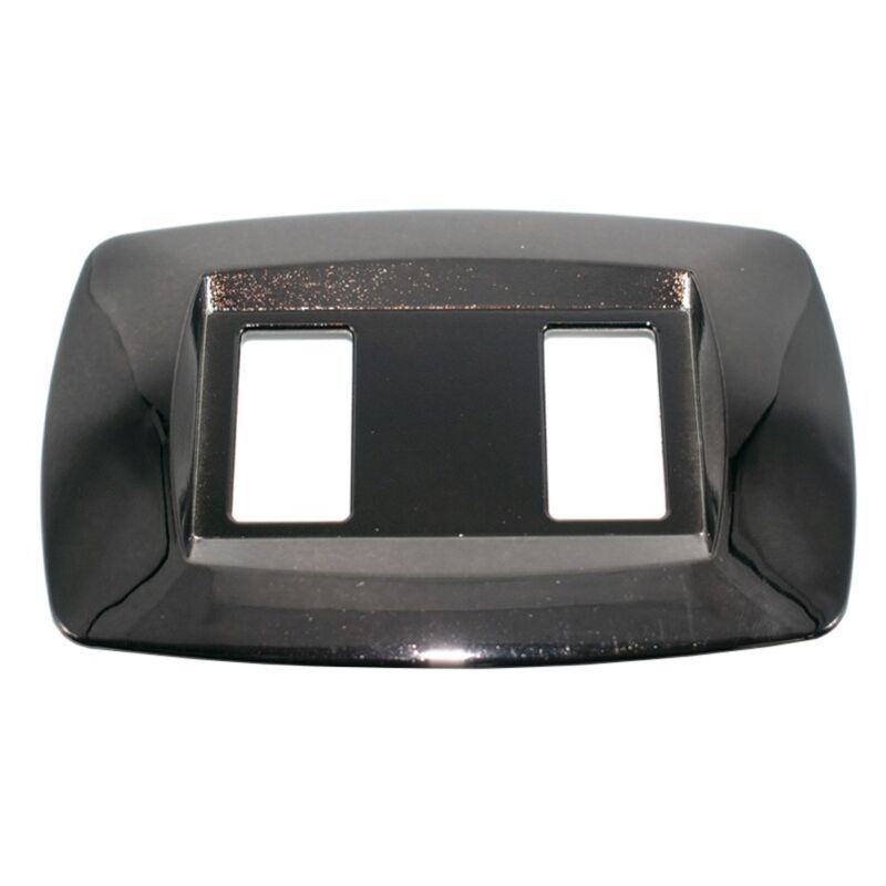 foto del prodotto master mod per bticino placca 2 moduli canna di fucile md232