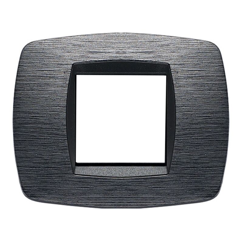 foto del prodotto master modo placca 2 moduli grigio satinato 39tc512