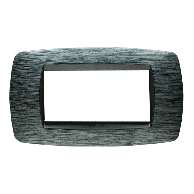 foto del prodotto master modo placca 4 moduli grigio satinato 39tc514
