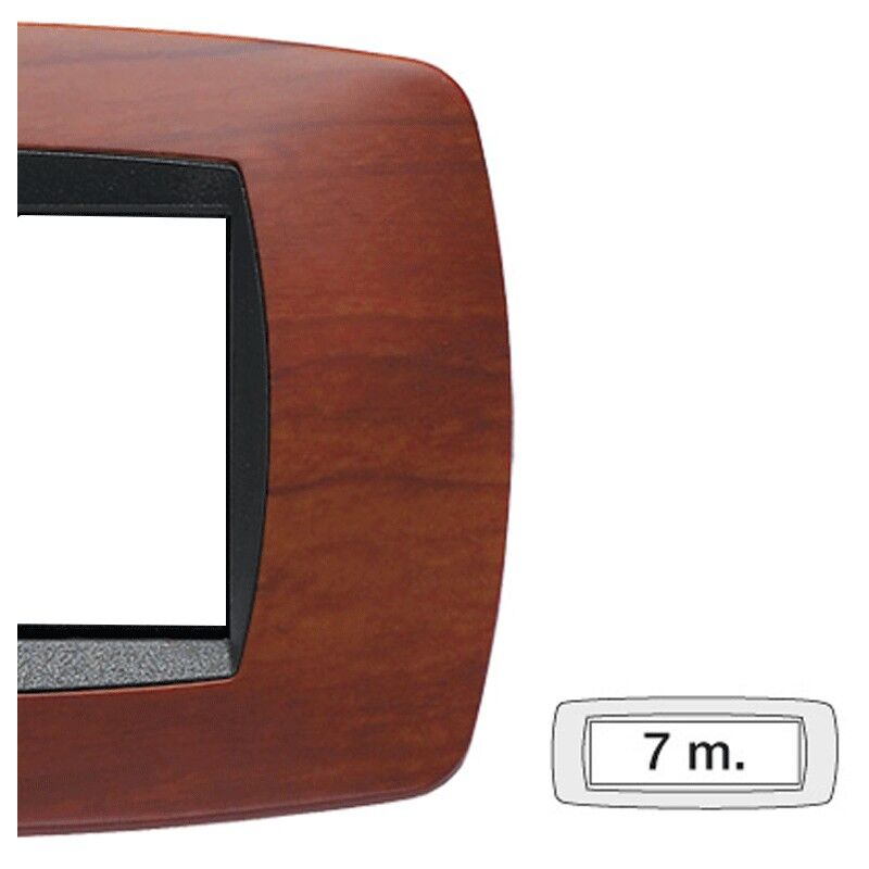 foto del prodotto master modo placca 7 moduli ciliegio 39tc417