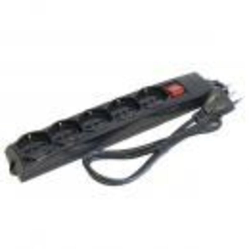 foto del prodotto master multipresa 5 uscite universali schuko bivalenti 1,2m int. cod. 74590 
