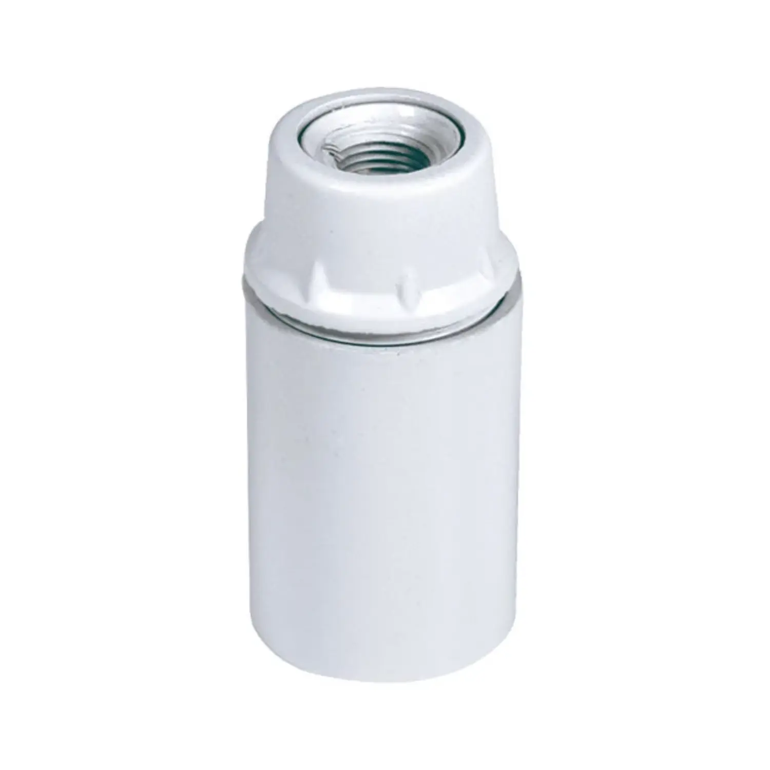 foto del prodotto master portalampada porta lampadina plastica e14 bianco