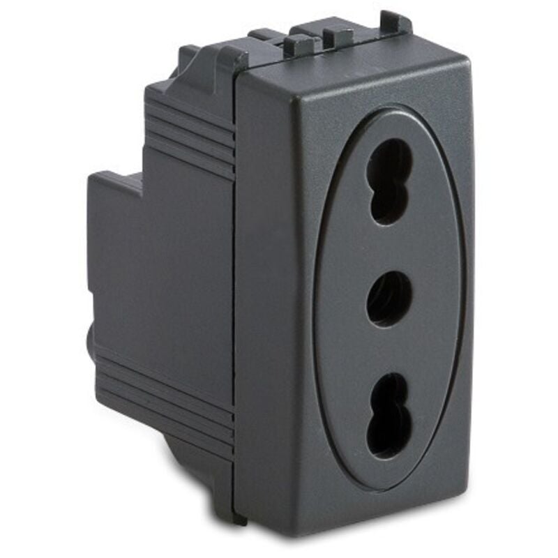 foto del prodotto master presa 2p t 10 16a bipasso grigio modo cod. 31159 