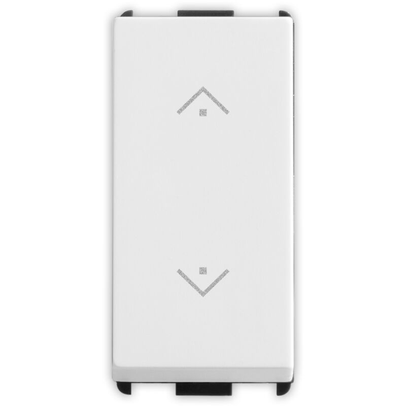 foto del prodotto master pulsante doppio 1 polo no 1 polo no 10a bianco illuminabile pixia 11038