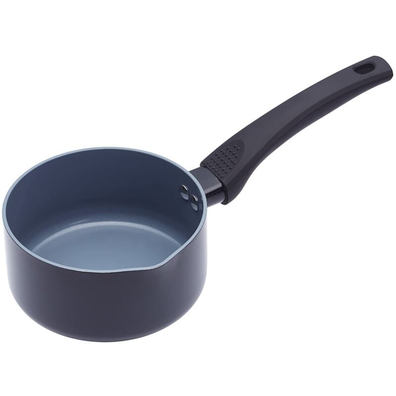 foto del prodotto masterclass antiaderente, pentola per il latte antiaderente, labbro versatore con ptfe, pfoa e bpa free non stick, pentolino con doppio strato