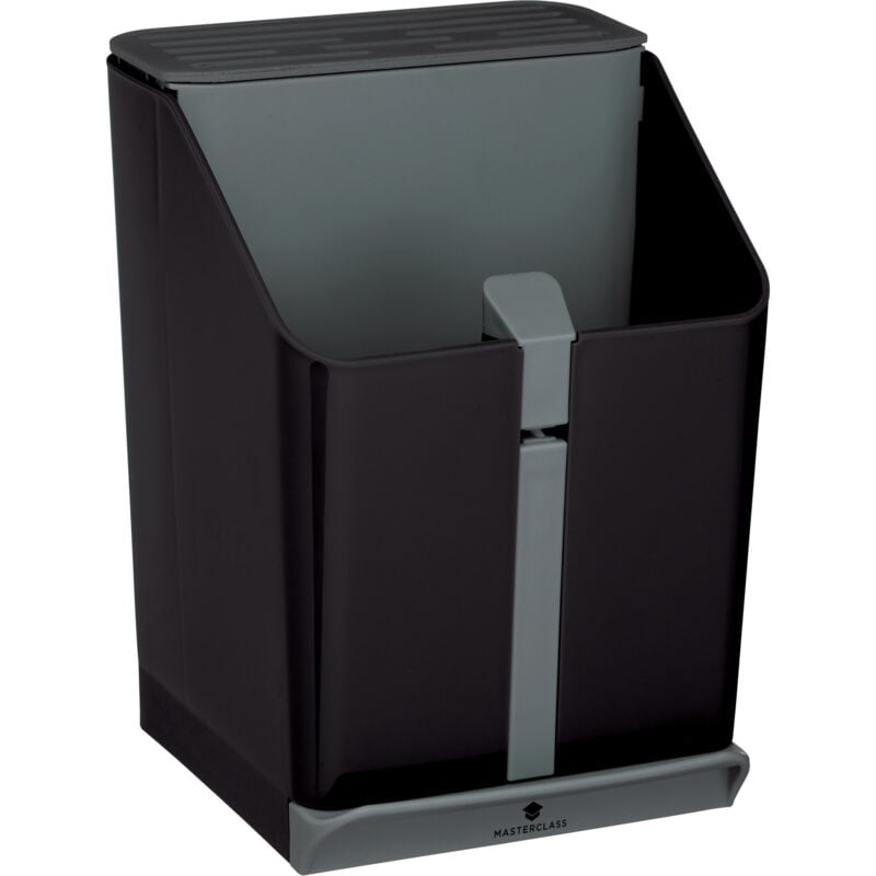 foto del prodotto masterclass savingsmart space all in 1 block and utensil holder with ceramic knife sharpener, 15.5 x 14.5 x 20.5 x 20.5 cm 6 x 5.5 x 8 