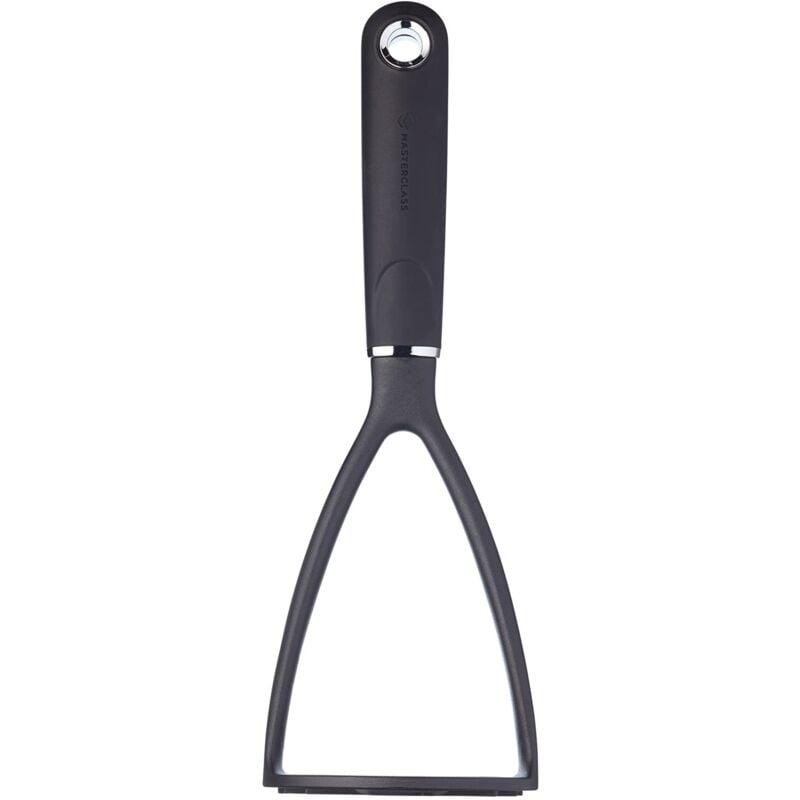 foto del prodotto masterclass - schiacciapatate, schiacciapatate manuale inossidabile, manici ergonomici in nylon soft-touch, 34 cm (13,4''), nero