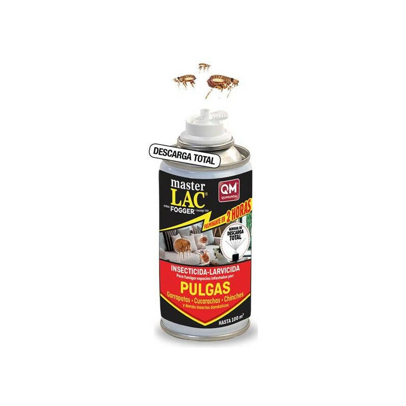 foto del prodotto masterlac fogger, insetticida nebulizzatore contro zecche, cimici e pulci e insetti volanti da 150 ml