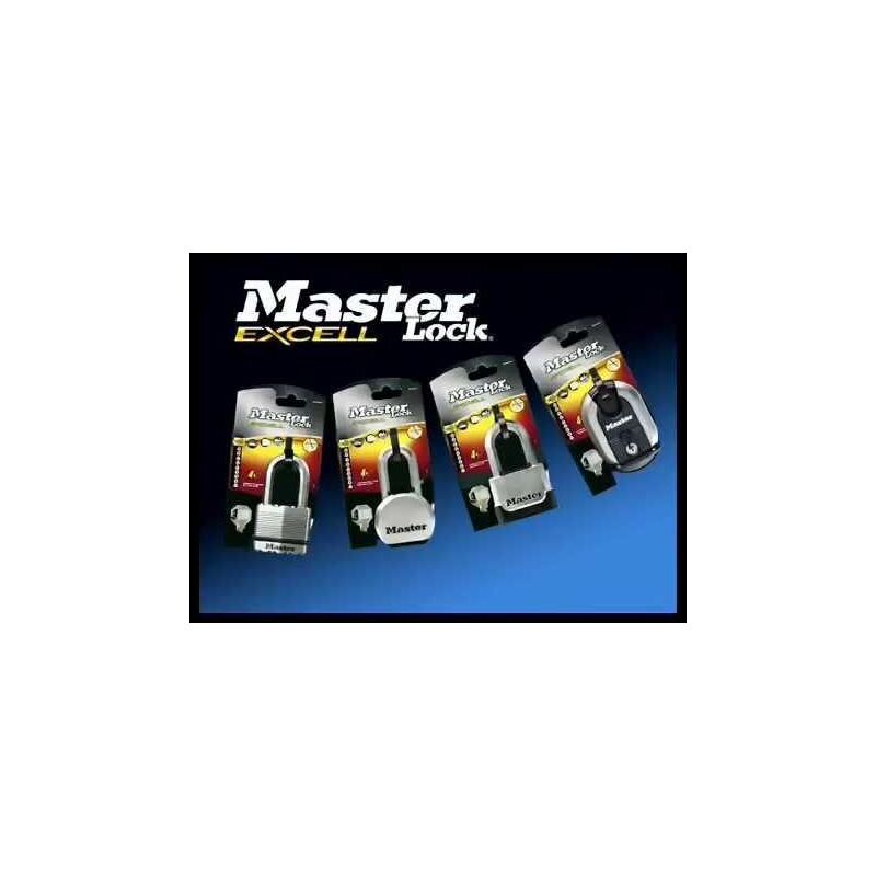 foto del prodotto masterlock excell lucchetto 50 mm, o9 mm , colore nero