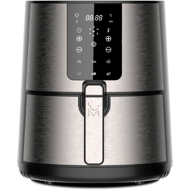 foto del prodotto masterpro rocket 360 friggitrice senza olio capacit da 3,6 l e 1500 w di potenza schermo led touch e cestello antiaderente friggitrice ad aria