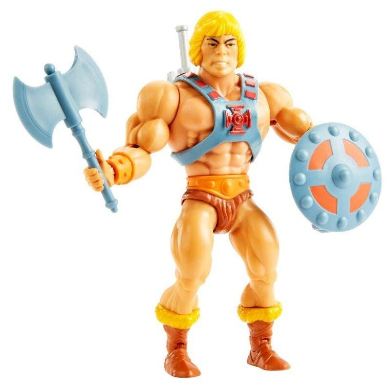 foto del prodotto masters of the universe origins personaggio he man 14cm action figure