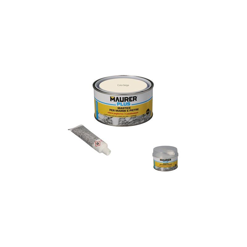 foto del prodotto mastice per marmo beige 375ml. con indurente
