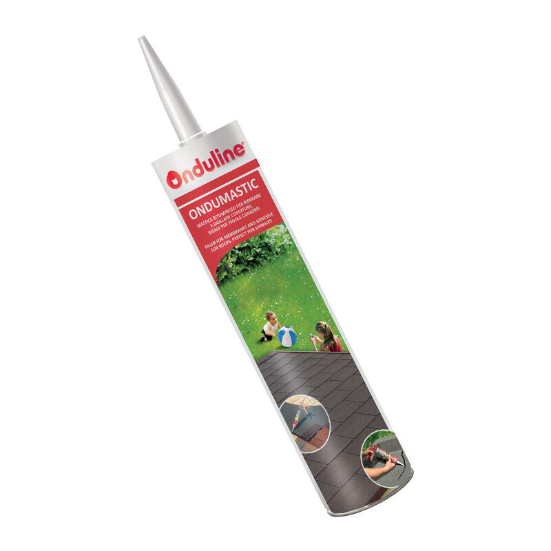 foto del prodotto mastice sigillante bituminoso onduline ondumastic per tegole canadesi tubetto da 300 ml