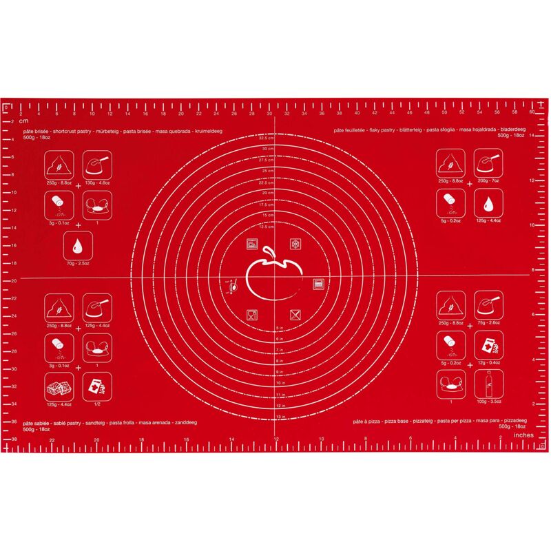 foto del prodotto mastrad f45210 spianatoia grande, colore rosso