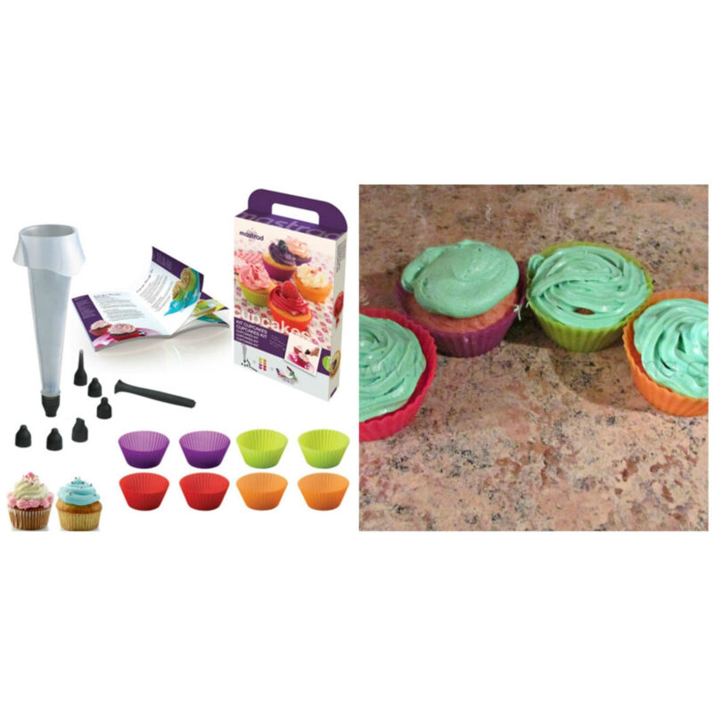 foto del prodotto mastrad set 6 stampi stampini colorati per muffins cupcakes crostatine trade shop traesio
