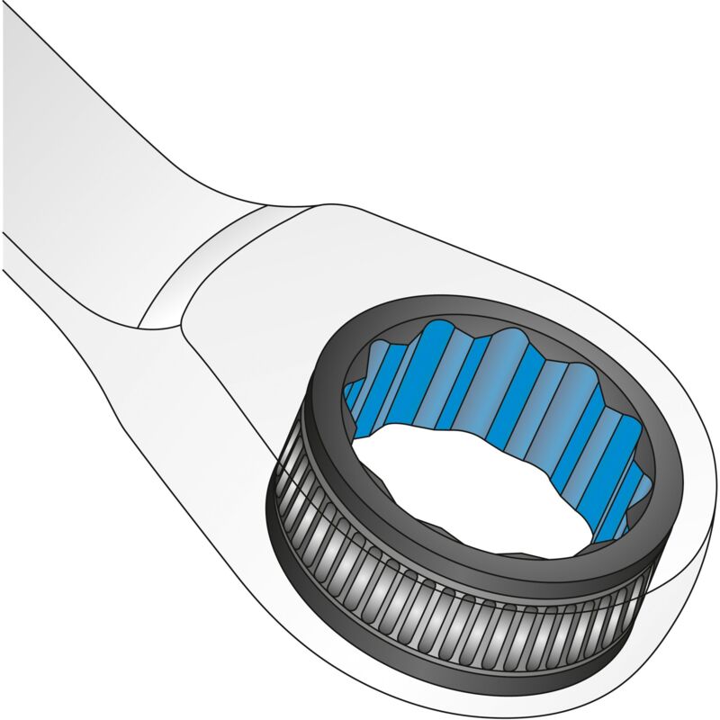 foto del prodotto matador chiave combinata a cricchetto forchetta, dritta, 8 mm 36 nm, 0183 0080