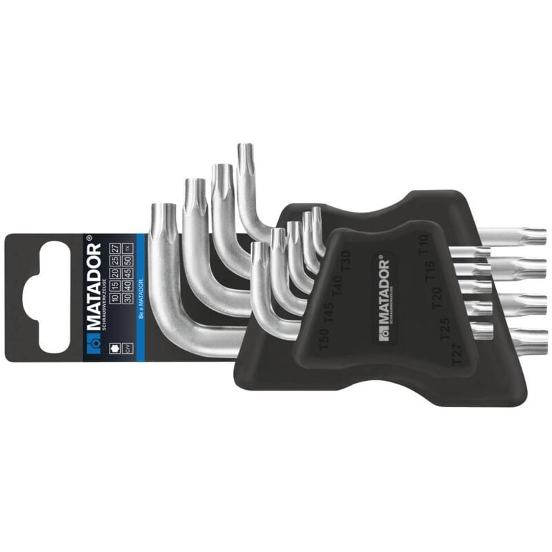 foto del prodotto matador schraubwerkzeuge esalobo interno tx kit di chiavi a brugola t 10, t 15, t 20, t 25, t 27, t 30, t 40, t 45, t