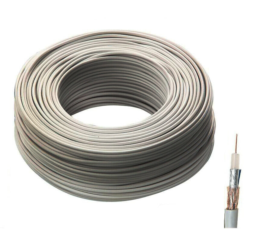 foto del prodotto matassa 100m 6,8mm cavo coassiale antenna satellitare digitale terrestre sky dvb