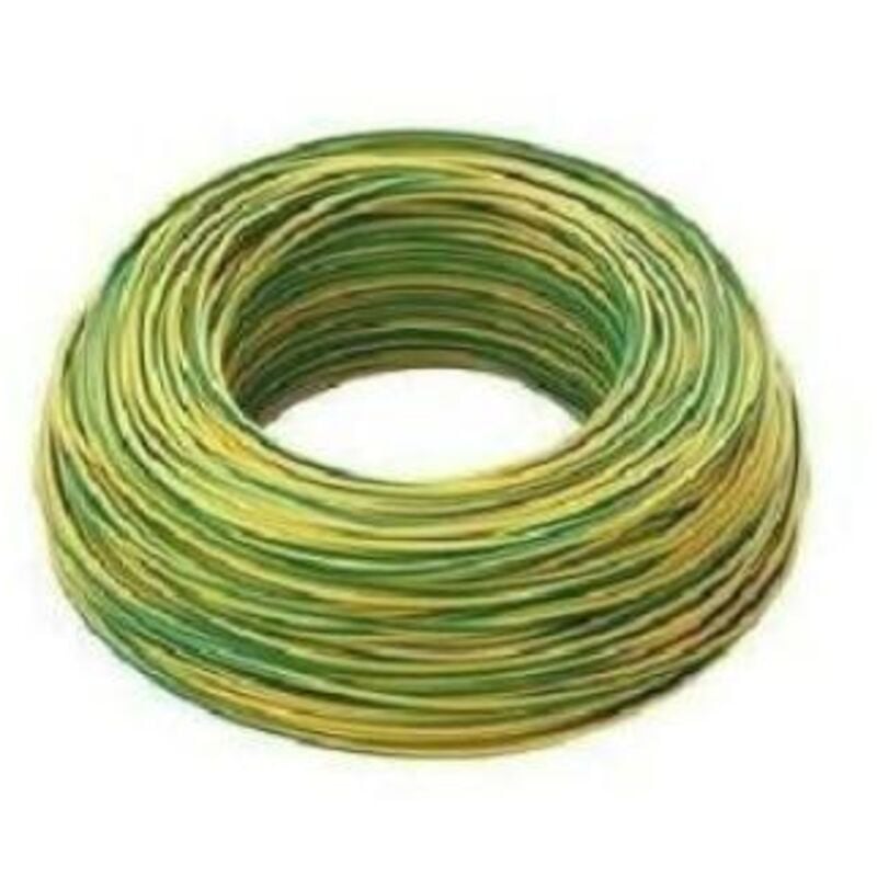 foto del prodotto matassa 200 metri di cavo unipolare cordina fs17 giallo/verde sezione 1x1mmq n07v1gv/b200 fs17-1bl/b200