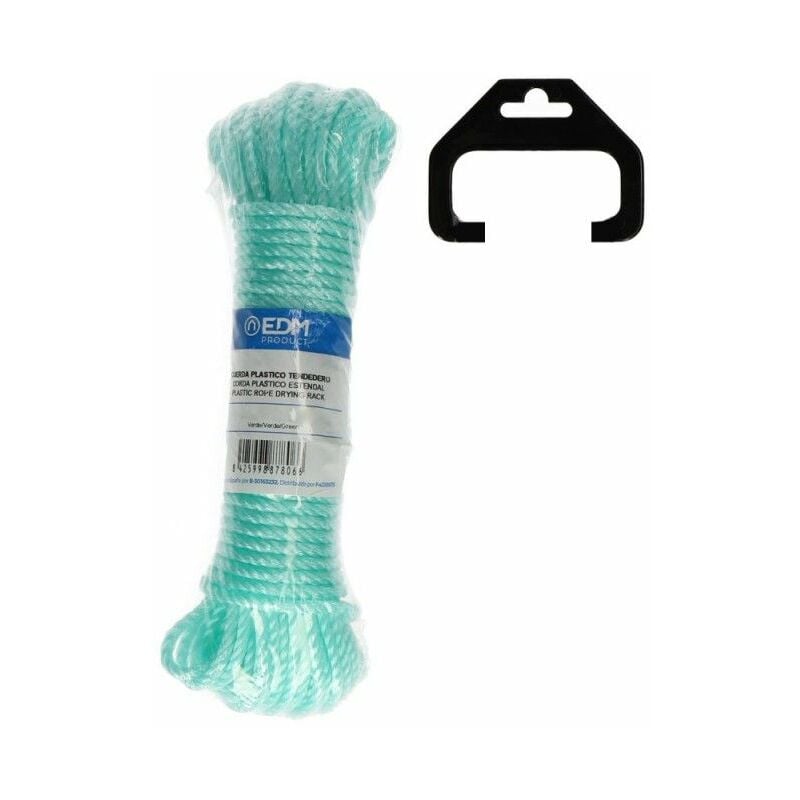 foto del prodotto matassa di corda in plastica per elettroerosione da 15 m verde