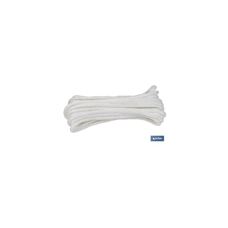 foto del prodotto matassa di cordone in poliestere rinforzato 5 mm 5 m bianco