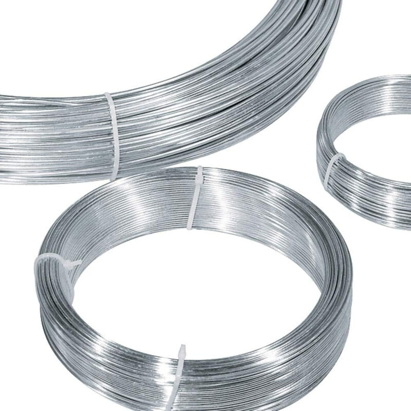foto del prodotto matassa zincata filo di ferro zincato diametro 1,4mm 2.7mmx20mt verdelook 2.7 mm 