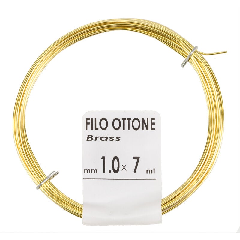 foto del prodotto matassina filo ottone mm.0,6x20mt.