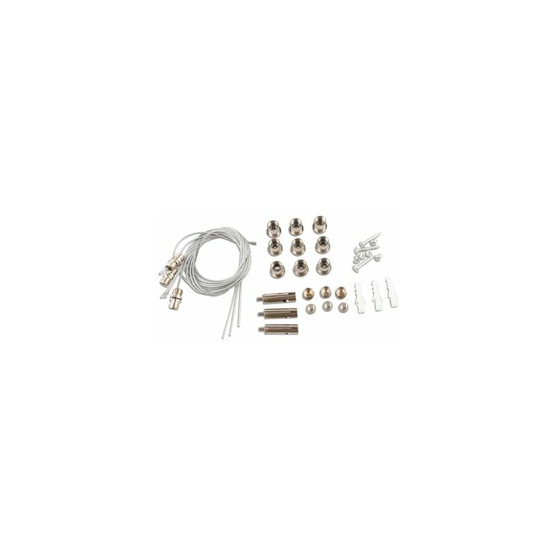 foto del prodotto matel kit cavi in acciaio per pannello led appendiabiti 60x120cm