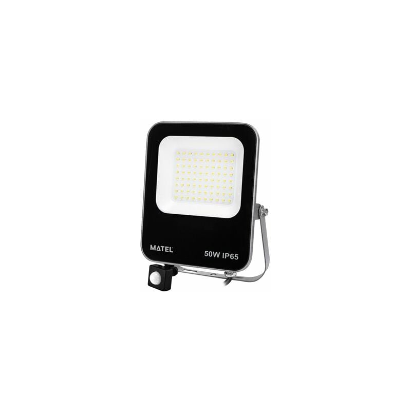 foto del prodotto matel proiettore led in alluminio chip samsung sensore 50w freddo