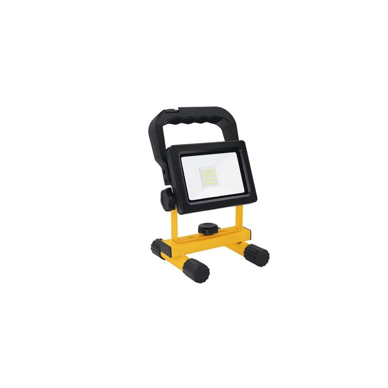 foto del prodotto matel proiettore led rotante ricaricabile con 2 modalit luce e supporto 10w 6400k 800lm ip54 13x21x12cm