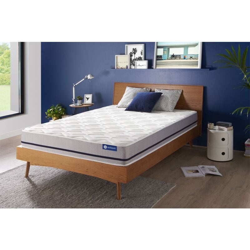 foto del prodotto matelas actiflex soft 130x200cm, ressorts ensach s, confort mi ferme, 3 zones de confort