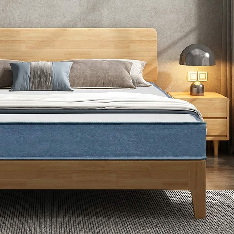 foto del prodotto materassi 90x190, wowttrelax materasso a molle insacchettate individuali schiuma traspirante e memory foam materasso ortopedico a 9 zone