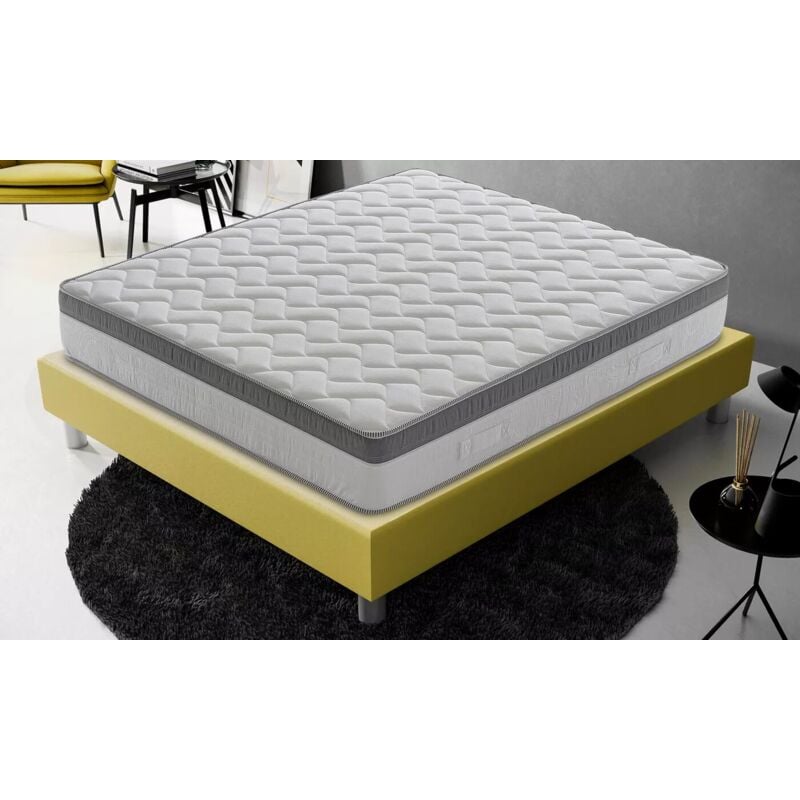 foto del prodotto materassiedoghe - materasso 160x190 in memory foam - alto 26 cm - sfoderabile - 6 cm memory gel rinfrescante