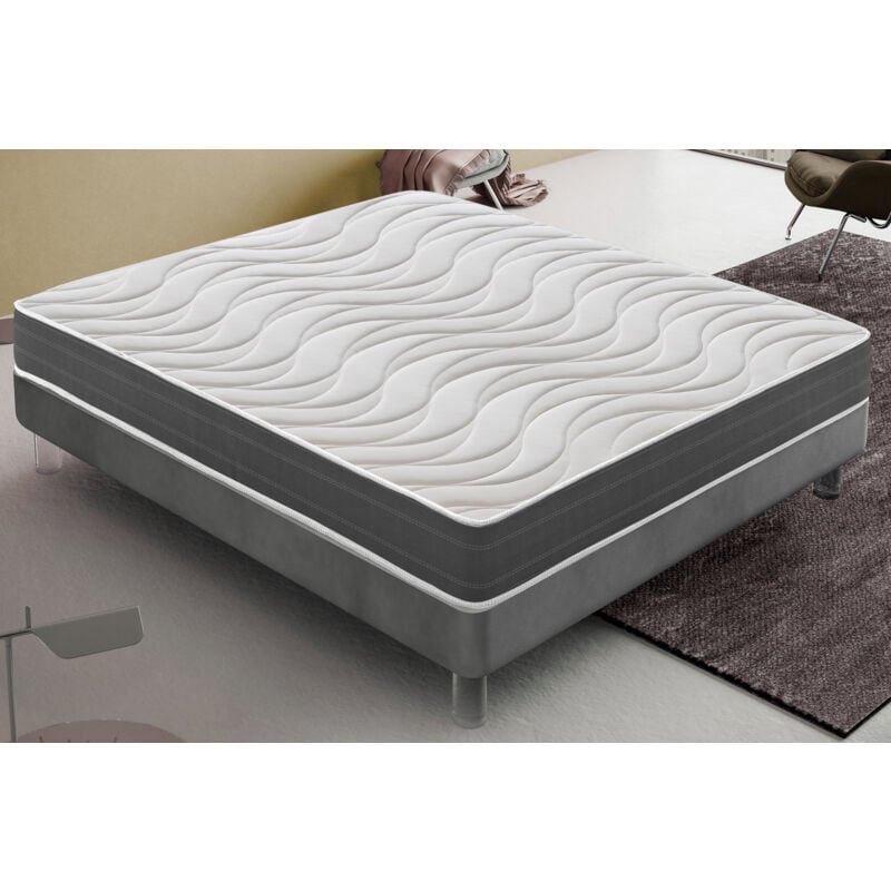foto del prodotto materassiedoghe materasso 90x190 in memory foam alto 22 cm reversibile ortopedico rigidit h4
