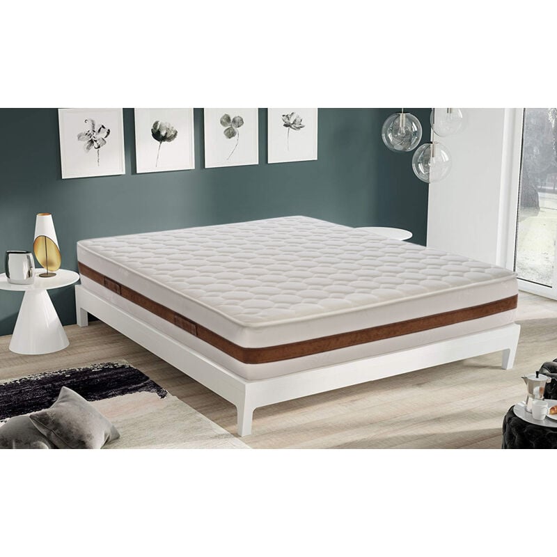 foto del prodotto materassiedoghe materasso in memory foam 200x200 5cm di memory foam alto 22 cm