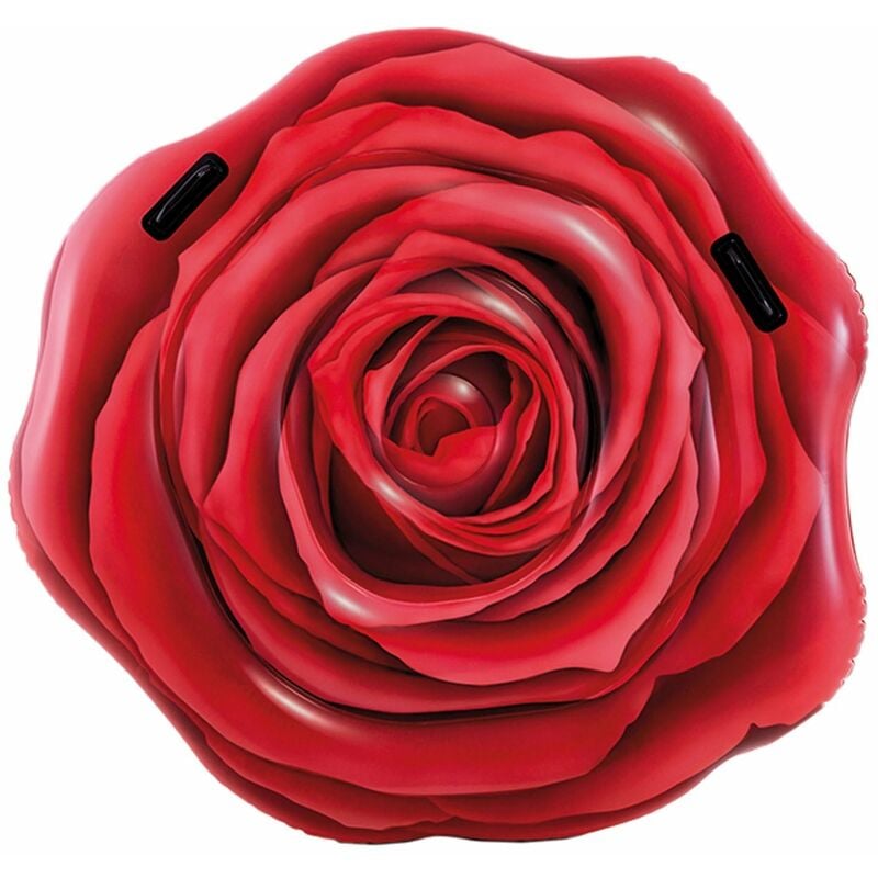 foto del prodotto materassino gonfiabile a rosa rossa 137x132 cm intex rosa rossa 58783 np