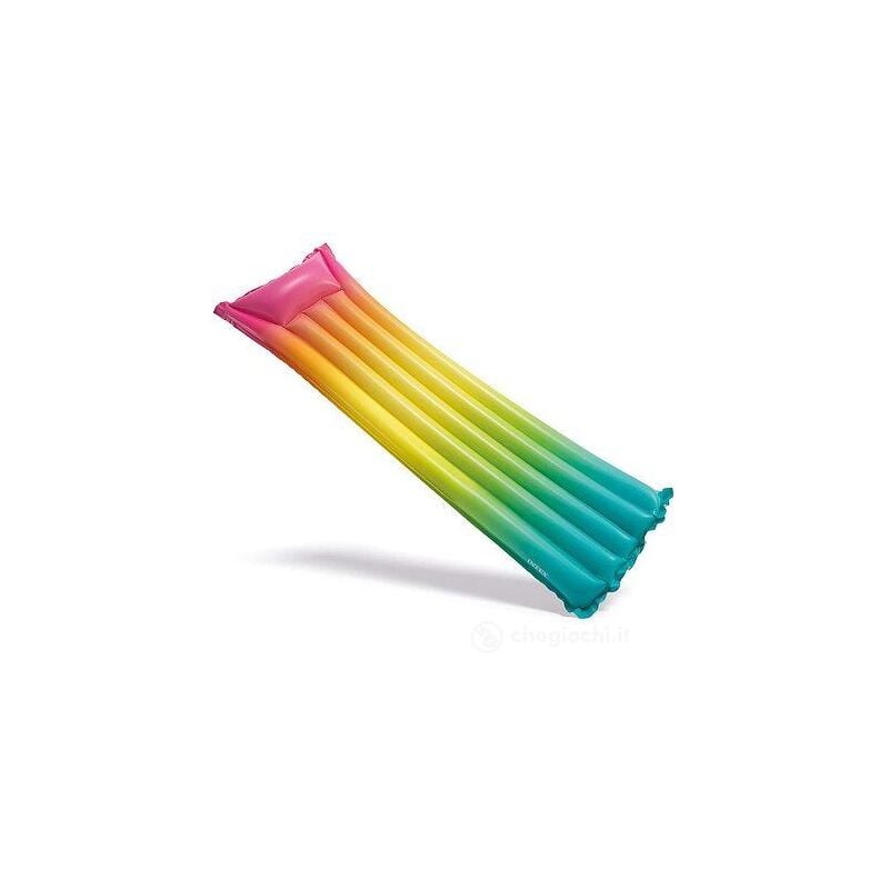 foto del prodotto materassino gonfiabile da mare 170 x 53 x 15 cm intex arcobaleno