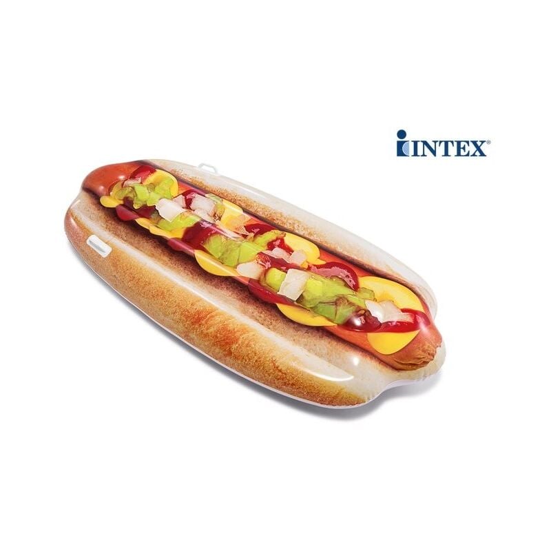 foto del prodotto materassino gonfiabile hot dog 180x89 cm