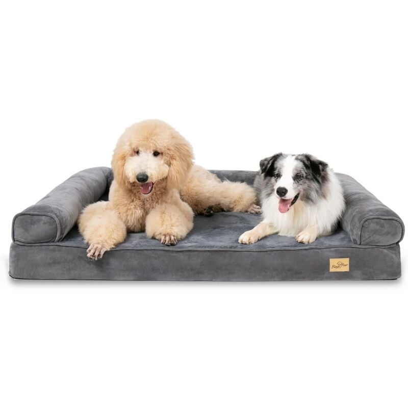 foto del prodotto materassino letto cane materasso cuccia divano per cane xl grande memory foam ortopedico 120x90x20 cm
